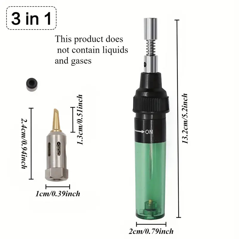 1pc, portable small gas soldering iron